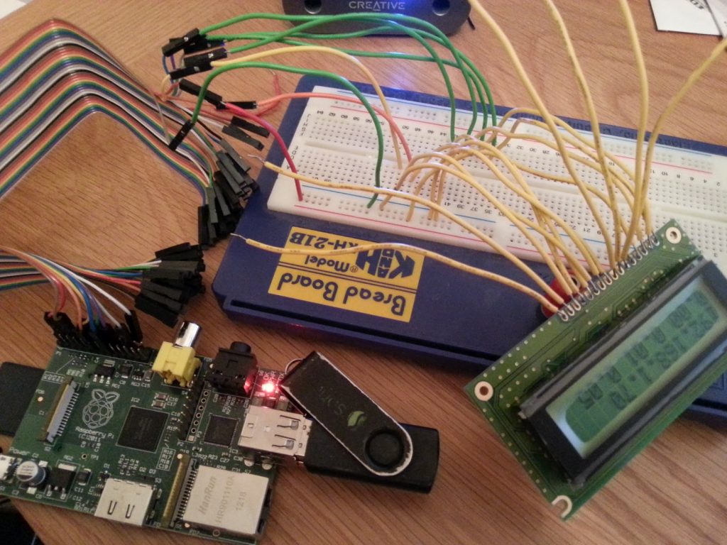 Conectando un LCD PC1602F-B en Raspberry Pi