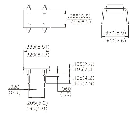 Dimensiones del encapsulado D-70