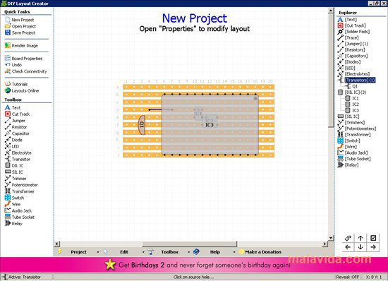 Layout creator. DIY Layout creator.